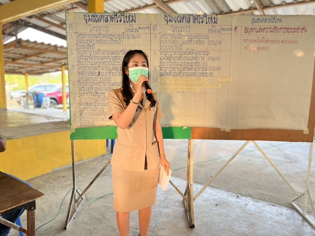 3-4-66 ประชุมแผนชุมชน @ชุมชนตลาดไร่ใหม่