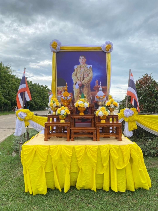 12-7-67 จัดโต๊ะหมู่ รับขบวนน้ำพระพุทธมนต์ผ่านหน้าเทศบาล ในวันอาทิตย์ที่ 14 กรกฎาคม 2567