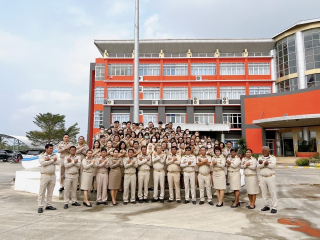 13-3-66 กิจกรรมทำสัญลักษณ์ในการต่อต้านการทุจริต