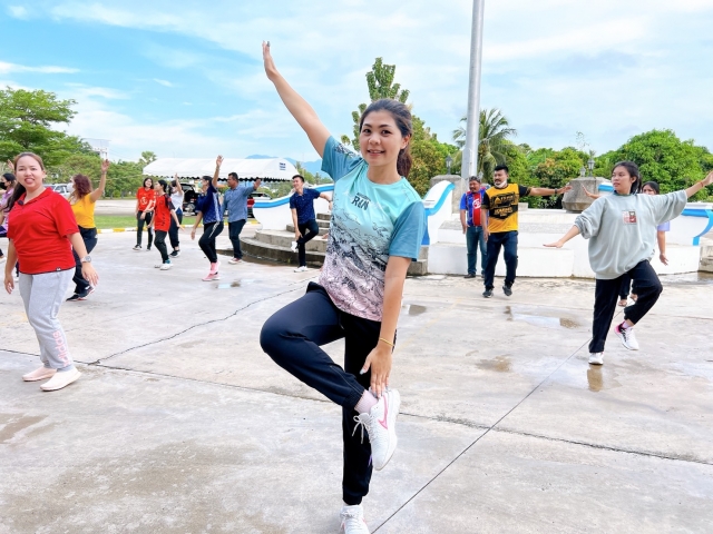 16 พ.ย. 65 ออกกำลังกายเต้น Aerobic ประจำวันพุธทุกสัปดาห์