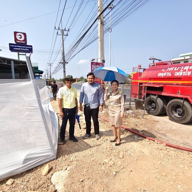 20-4-69 ลงพื้นที่ตรวจสอบเหตุท่อระบายน้ำอุดตัน บริเวณหน้าปั้มน้ำมันบางจาก (ชุมชนวัดศาลาลัย)