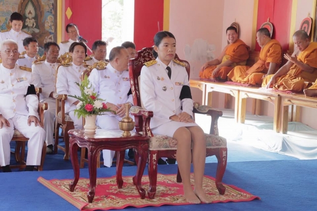 25-6-69 เข้าร่วมพิธีบำเพ็ญกุศล เนื่องในวาระครบ 15 วัน (ปัณรสมวาร) 